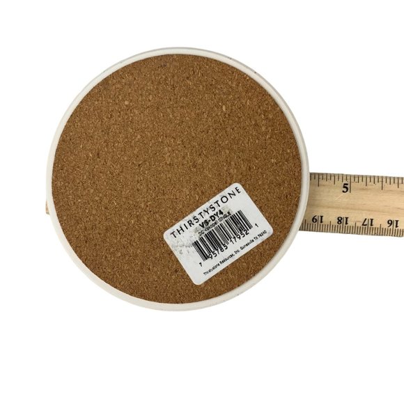 Set of 4 Genuine Thirstystone Coasters Southwestern Style Kokopelli Sunburst Sun - Picture 12 of 12